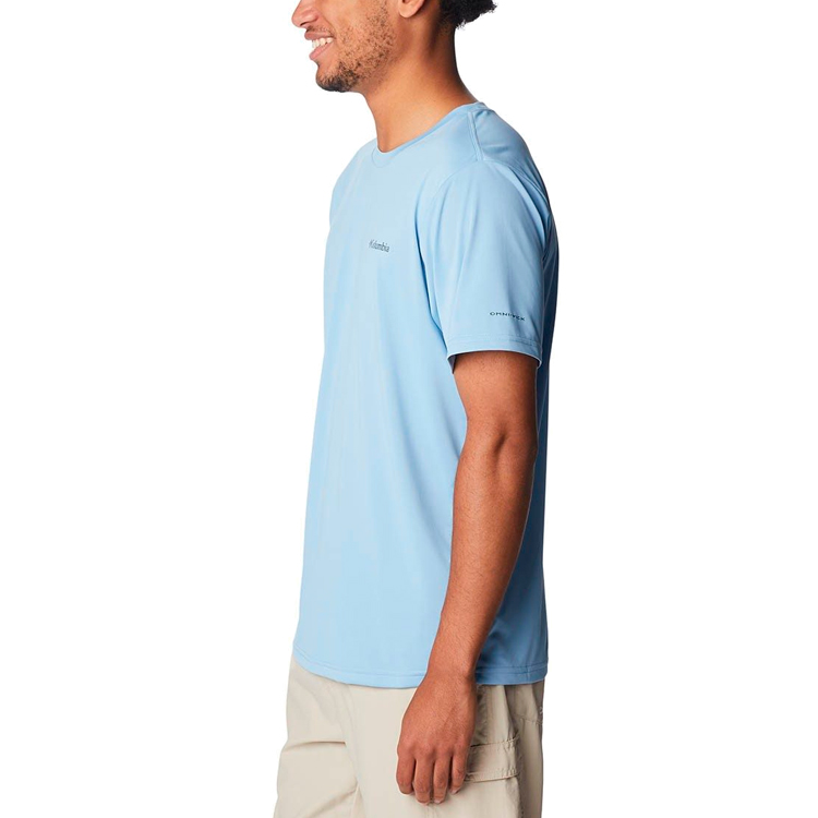 Tricou bărbătesc Columbia Hike Crew M Albastru deschis photo 5
